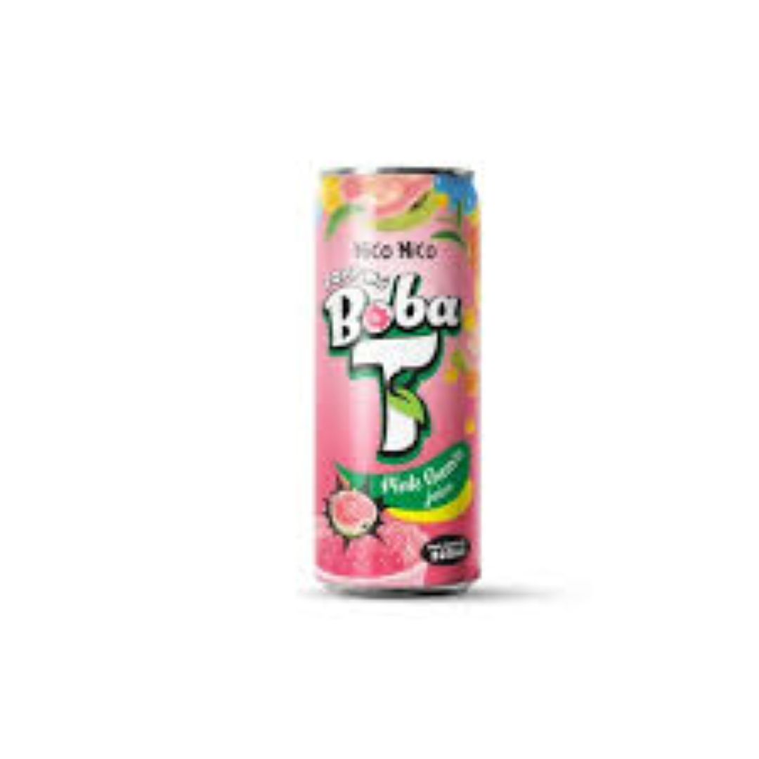 NICO NICO POPPING BOBA PINK GUAVA 320ML